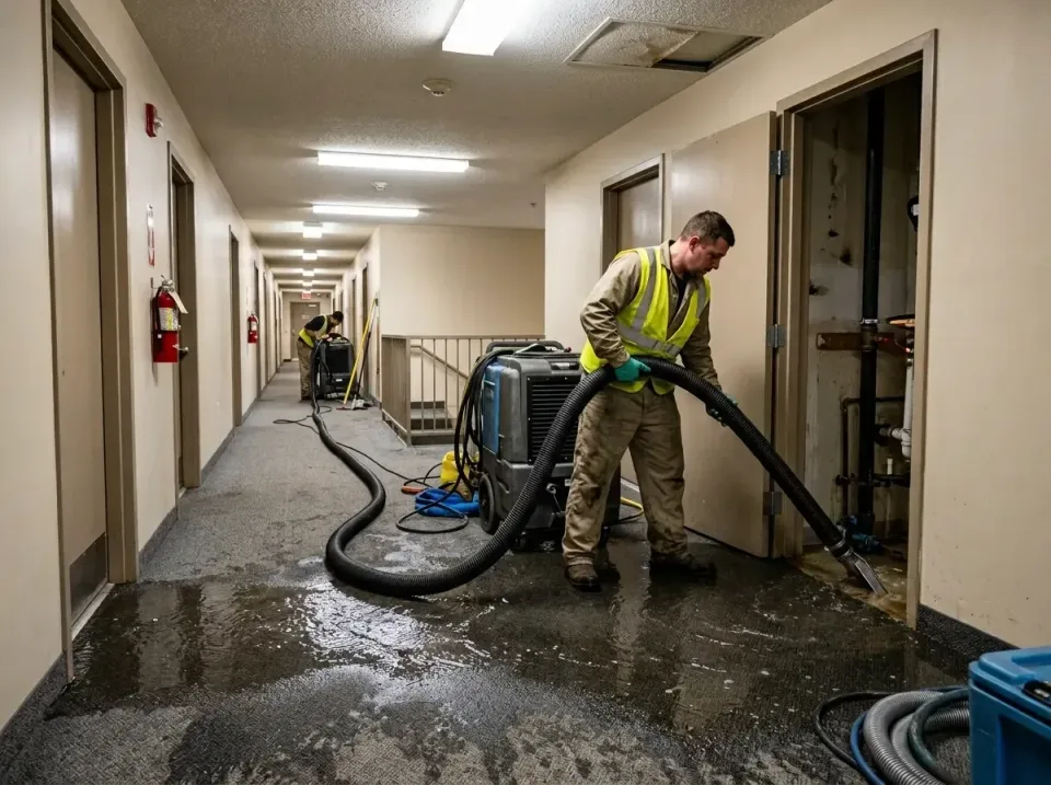multi-unit-apartment-hallway-f-005 — frequently asked questions, Emergency Burst Pipe Water Extraction & Removal in Tellico…
